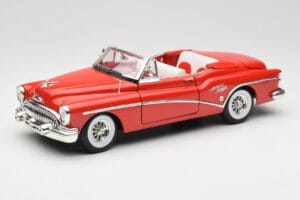 Buick Skylark Cabriolet Rouge Motormax 1:18 73129 Métal Moulé