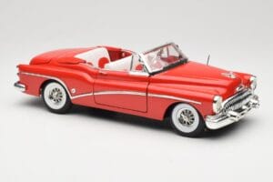 Buick Skylark Cabriolet Rouge Motormax 1:18 73129 Métal Moulé — image 6 sur 8