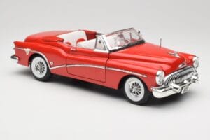 Buick Skylark Rouge Motormax 1:18 411393-M1 Métal Moulé — image 6 sur 8