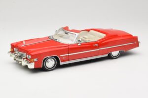 Cadillac Eldorado Cabriolet Rouge Anson 1:18 30387 Métal Moulé