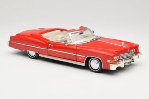 Cadillac Eldorado Cabriolet Rouge Anson 1:18 30387 Métal Moulé — image 6 sur 8