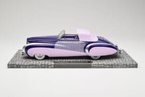 Cadillac Series 62 Cabriolet Rose Minichamps 1:18 107148460 Métal Moulé