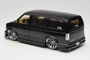 Chevrolet Astro Van Tuned Noir Jada 1:18 63122 Métal Moulé — image 7 sur 8