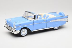 Chevrolet Bel Air Cabriolet Bleu Road Signature 1:18 55/1/0863 Métal Moulé