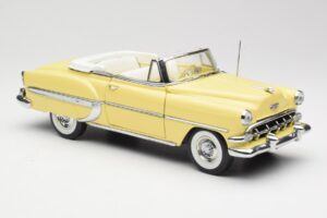 Chevrolet Bel Air Cabriolet Jaune Sun Star 1:18 1712 Métal Moulé — image 6 sur 8