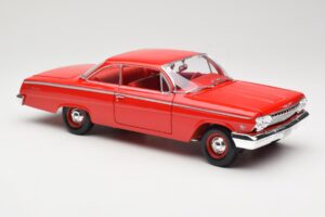 Chevrolet Bel Air Rouge Maisto 1:18 31641 Métal Moulé — image 6 sur 8