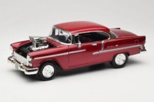 Chevrolet Bel Air Rouge Motormax 1:18 73100TC-M1 Métal Moulé