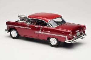 Chevrolet Bel Air Rouge Motormax 1:18 73100TC-M1 Métal Moulé — image 7 sur 8