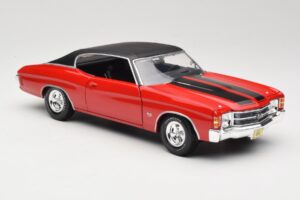 Chevrolet Chevelle SS 454 Rouge Maisto 1:18 531892 Métal Moulé — image 6 sur 8