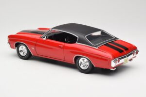 Chevrolet Chevelle SS 454 Rouge Maisto 1:18 531892 Métal Moulé — image 7 sur 8