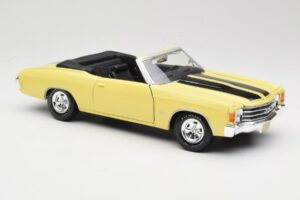 Chevrolet Chevelle SS 454 Jaune Maisto 1:18 531890 Métal Moulé — image 6 sur 8