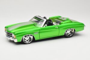 Chevrolet Chevelle SS Cabriolet Vert Maisto 1:18 31099 Métal Moulé