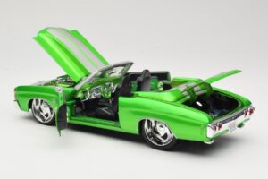 Chevrolet Chevelle SS Cabriolet Vert Maisto 1:18 31099 Métal Moulé — image 5 sur 8