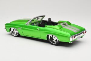 Chevrolet Chevelle SS Cabriolet Vert Maisto 1:18 31099 Métal Moulé — image 7 sur 8