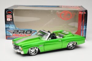 Chevrolet Chevelle SS Cabriolet Vert Maisto 1:18 31099 Métal Moulé — image 8 sur 8