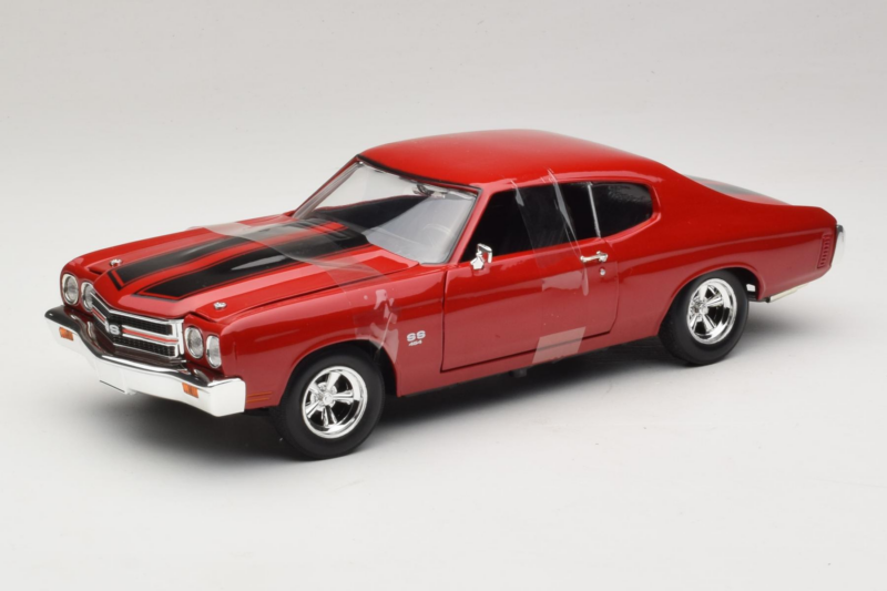 Chevrolet Chevelle SS Fast & Furious Rouge Johnny Lightning 1:18 39578 Métal Moulé