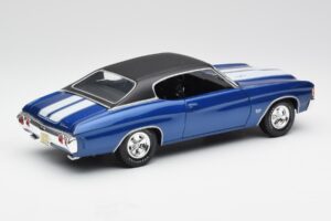 Chevrolet Chevelle SS 454 Bleu Maisto 1:18 531886 Métal Moulé — image 3 sur 8