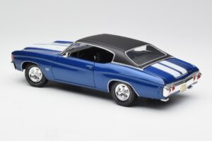 Chevrolet Chevelle SS 454 Bleu Maisto 1:18 531886 Métal Moulé — image 7 sur 8