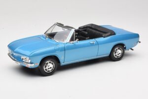 Chevrolet Corvair Monza Cabriolet Bleu Road Signature 1:18 92498 Métal Moulé