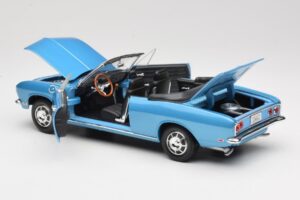 Chevrolet Corvair Monza Cabriolet Bleu Road Signature 1:18 92498 Métal Moulé — image 5 sur 8
