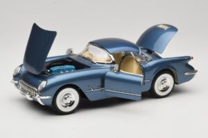 Chevrolet Corvette C1 Bleu Mira 1:18 6105 Métal Moulé — image 2 sur 8