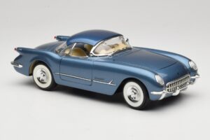 Chevrolet Corvette C1 Bleu Mira 1:18 6105 Métal Moulé — image 6 sur 8
