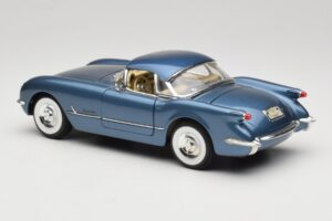 Chevrolet Corvette C1 Bleu Mira 1:18 6105 Métal Moulé — image 7 sur 8