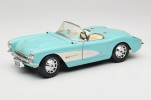 Chevrolet Corvette C1 Bleu & Blanc Bburago 1:18 3024-M2 Métal Moulé