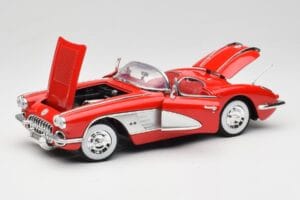 Chevrolet Corvette C1 Rouge Motormax 1:18 73100TC Métal Moulé — image 2 sur 8