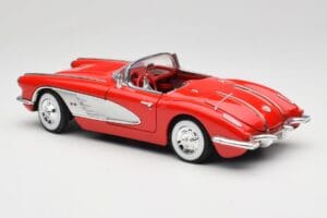 Chevrolet Corvette C1 Rouge Motormax 1:18 73100TC Métal Moulé — image 7 sur 8