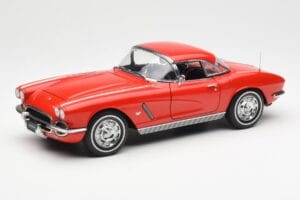 Chevrolet Corvette C1 Cabriolet Roman Rouge AUTOart 1:18 71102 Métal Moulé