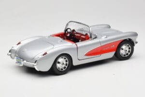 Chevrolet Corvette C1 Argent Bburago 1:18 3034 Métal Moulé — image 3 sur 8