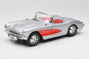Chevrolet Corvette C1 Argent Bburago 1:18 3034 Métal Moulé