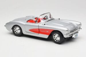 Chevrolet Corvette C1 Argent Bburago 1:18 3034 Métal Moulé — image 6 sur 8