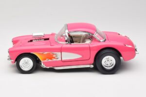 Chevrolet Corvette C1 Gasser Rose Road Legends 1:18 92019-R1 Métal Moulé — image 4 sur 8