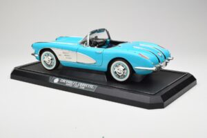 Chevrolet Corvette C1 Hard Top Bleu Solido 1:12 1202-M1 Métal Moulé — image 7 sur 8