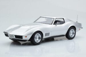 Chevrolet Corvette C3 Argent Norev 1:18 189032 Métal Moulé