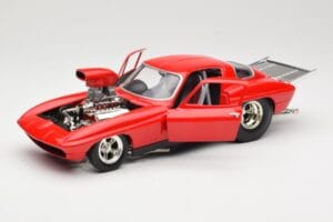 Chevrolet Corvette C3 Dragster Rouge Hot Wheels 1:18 29226 Métal Moulé — image 2 sur 8