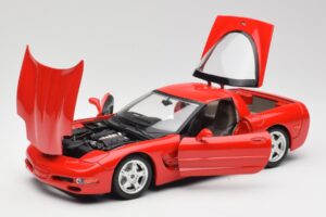Chevrolet Corvette C5 Rouge Bburago 1:18 3066 Métal Moulé — image 2 sur 8
