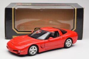 Chevrolet Corvette C5 Rouge Bburago 1:18 3066 Métal Moulé — image 8 sur 8