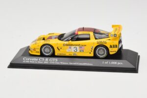 Chevrolet Corvette C5-R #3 R. Fellows / J. O'Connell / O. Gavin ALMS Petit Le Mans 2002 Minichamps 1:43 400021493 Métal Moulé