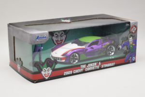 Chevrolet Corvette C6 Stingray The Joker With Figure Jada 1:24 253255020 Métal Moulé — image 2 sur 3