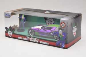 Chevrolet Corvette C6 Stingray The Joker With Figure Jada 1:24 253255020 Métal Moulé — image 3 sur 3