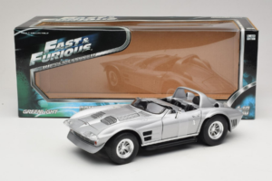 Chevrolet Corvette Grand Sport Argent Fast & Furious Greenlight 1:18 12842 Métal Moulé — image 6 sur 6