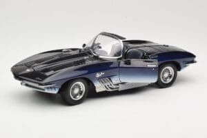 Chevrolet Corvette Mako Shark Bleu Foncé UT Models 1:18 21061 Métal Moulé — image 2 sur 8