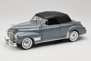 Chevrolet Deluxe Cabriolet Avec Capote Souple Gris Eagles Race 1:18 7497276 Métal Moulé