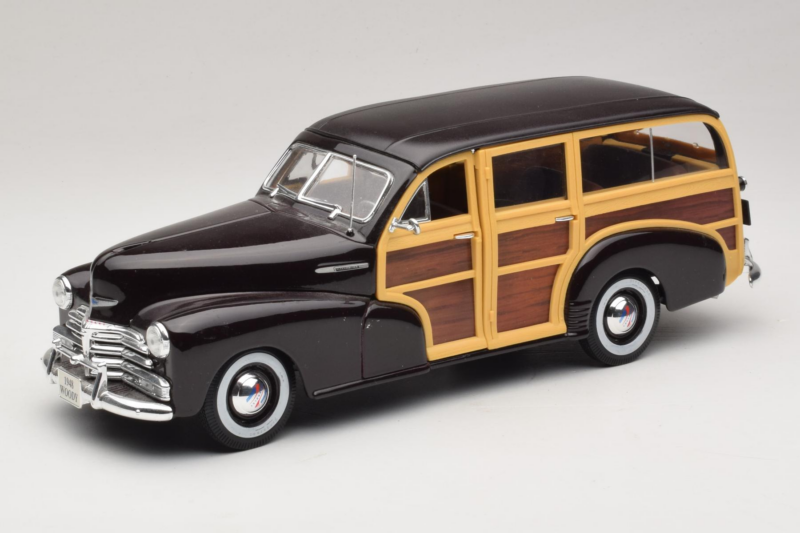 Chevrolet Fleetmaster Woody Noir Maisto 1:18 56043 Métal Moulé