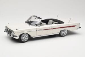 Chevrolet Impala Cabriolet Blanc Sun Star 1:18 3405 Métal Moulé