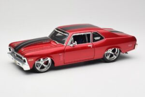 Chevrolet Nova SS Coupé Rouge Maisto 1:18 31083-M1 Métal Moulé