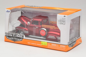 Chevrolet Pickup Bigtime Kustoms Rouge Jada 1:24 96802 Métal Moulé — image 3 sur 3